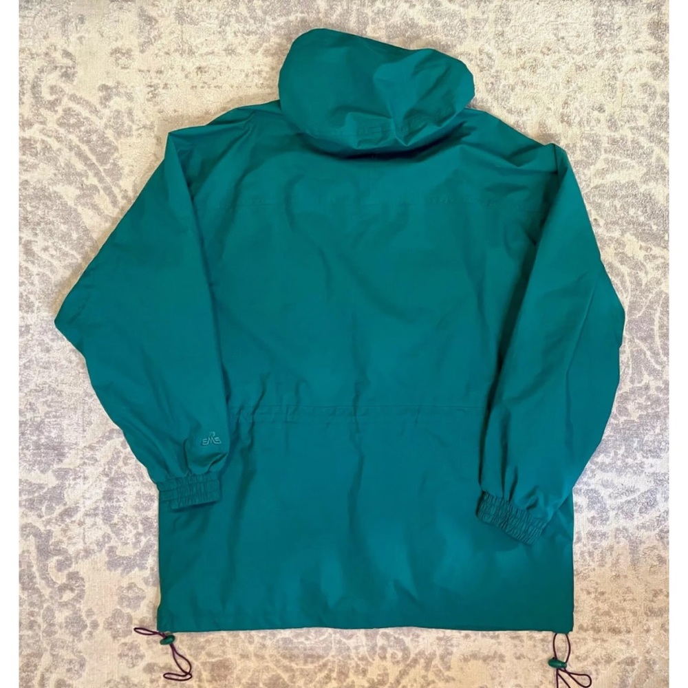 EMS Mens Green Full Zip Hooded Jacket Coat Parka - Picture 3 of 3